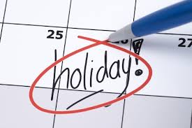 holiday calendar